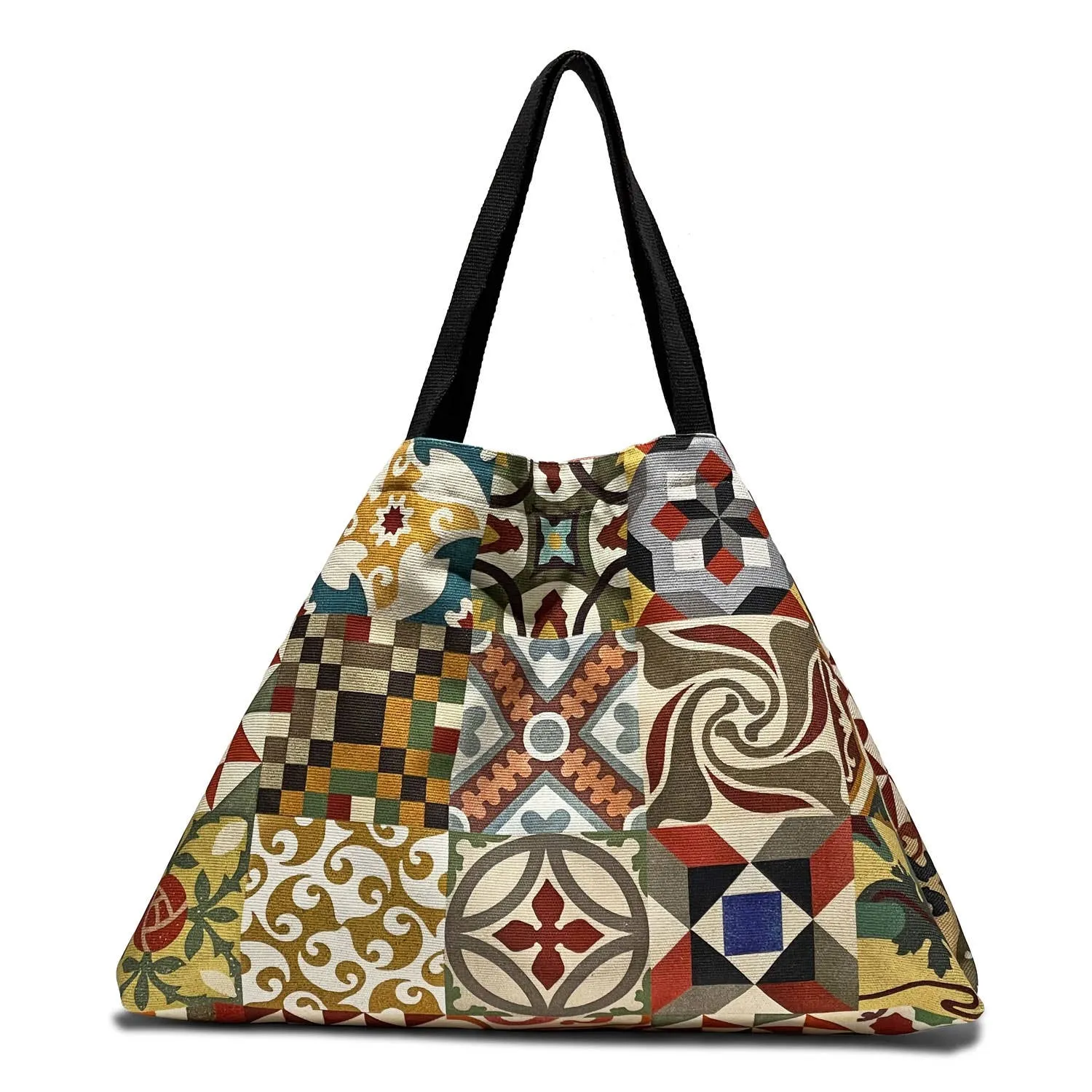 LARGE TILES TOTE BAG