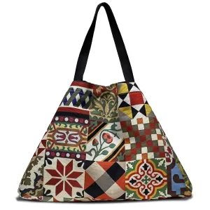 LARGE TILES TOTE BAG