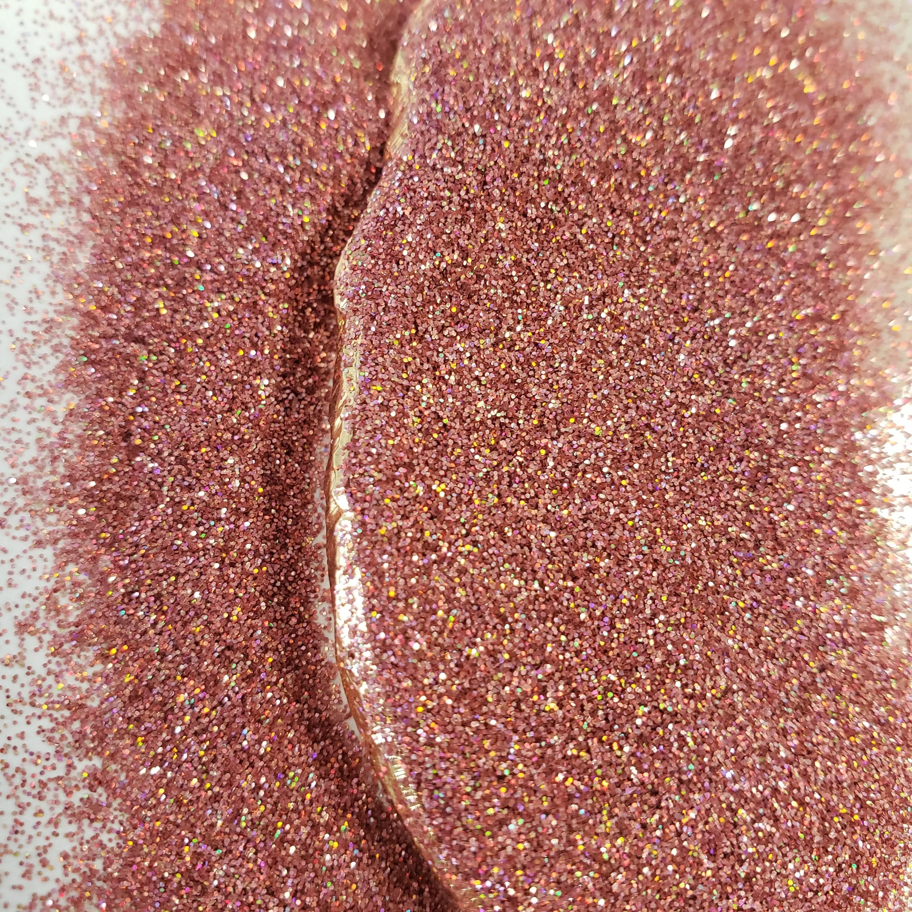 Laser Rosey Goldie Glitter HOLOgraphic