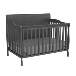 Lauren Convertible Crib, Dark Grey
