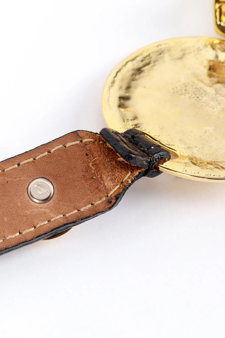 Lion & Medusa Chain Drop Belt