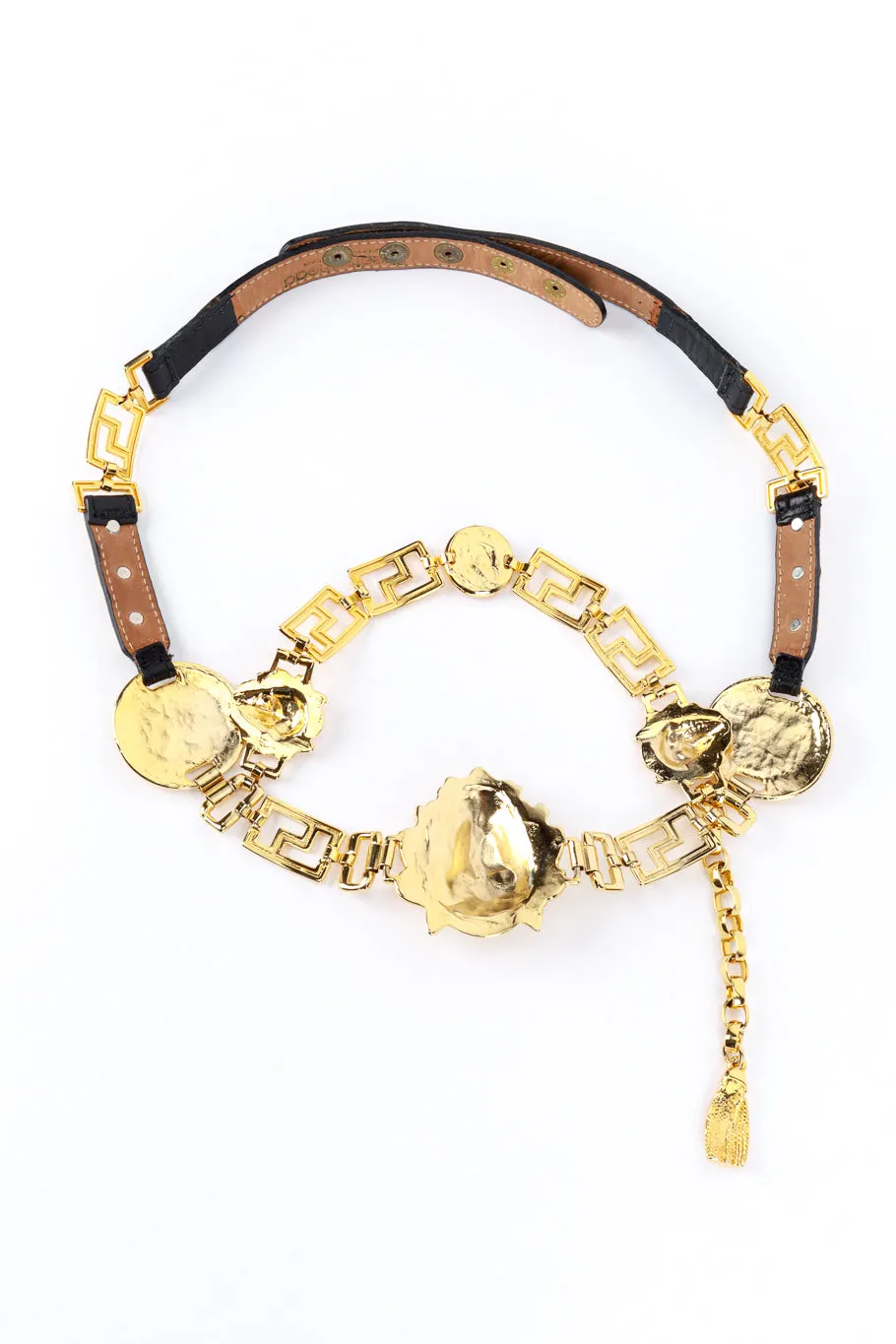 Lion & Medusa Chain Drop Belt
