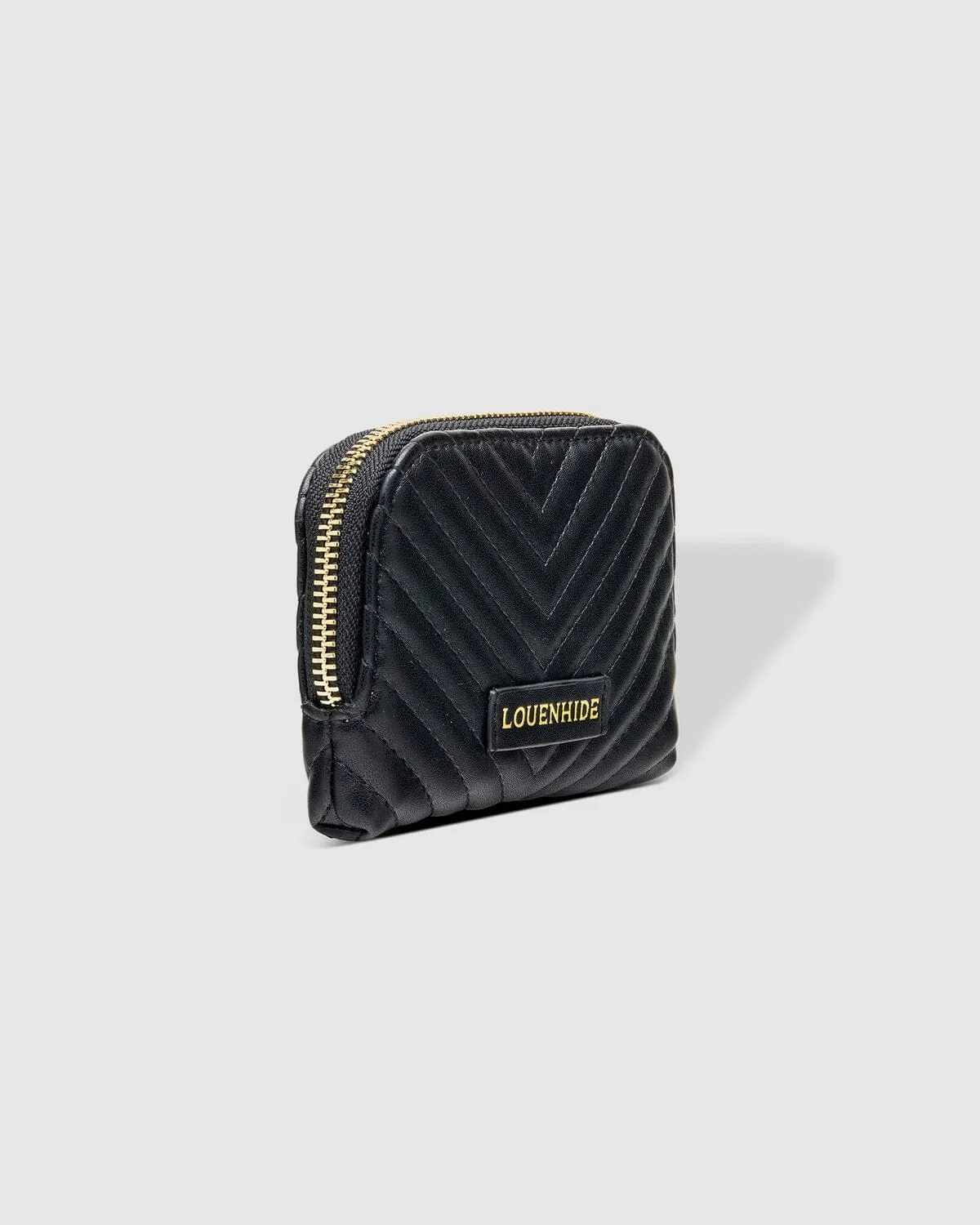 LOUENHIDE Nina Quilted Purse - Black