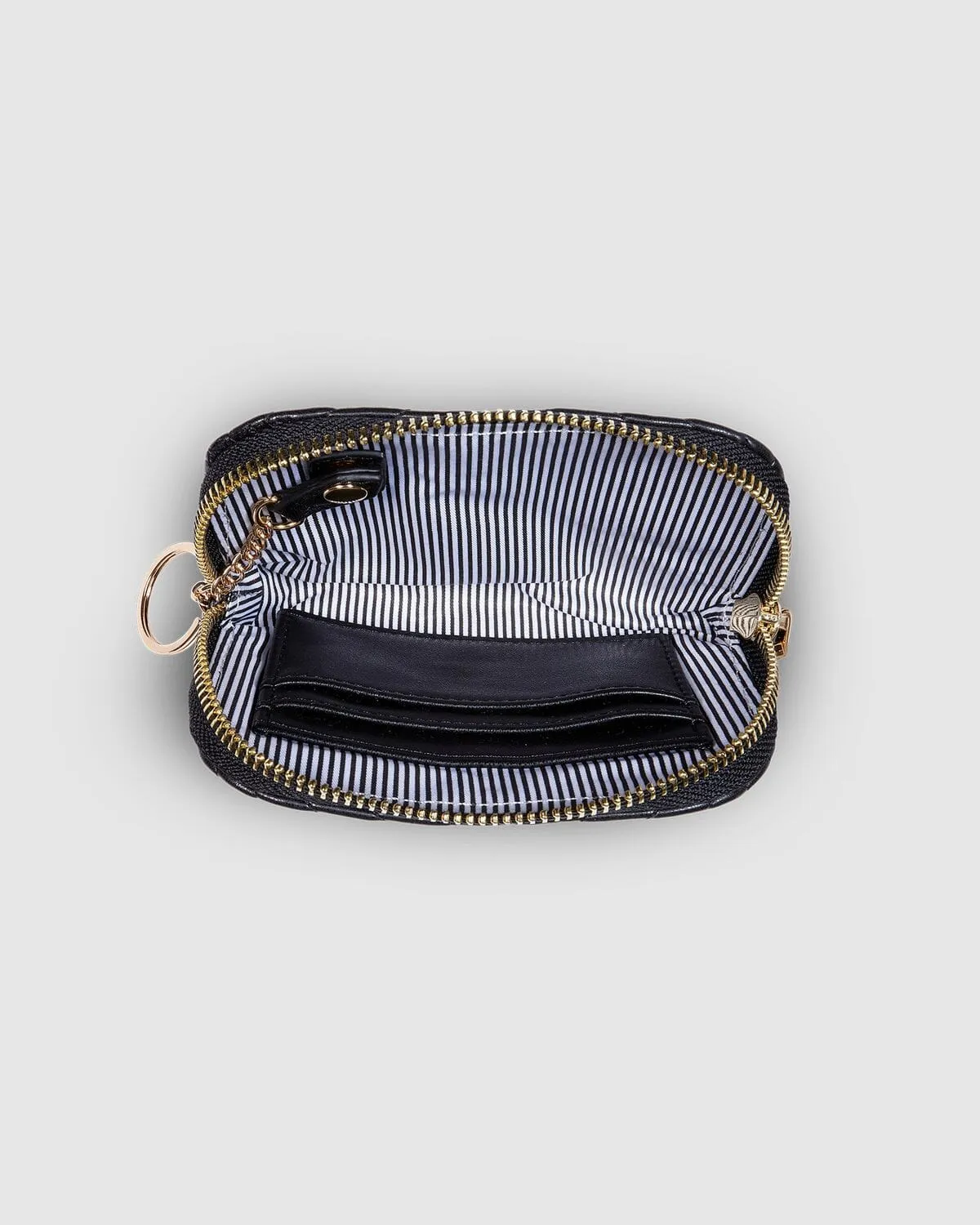 LOUENHIDE Nina Quilted Purse - Black