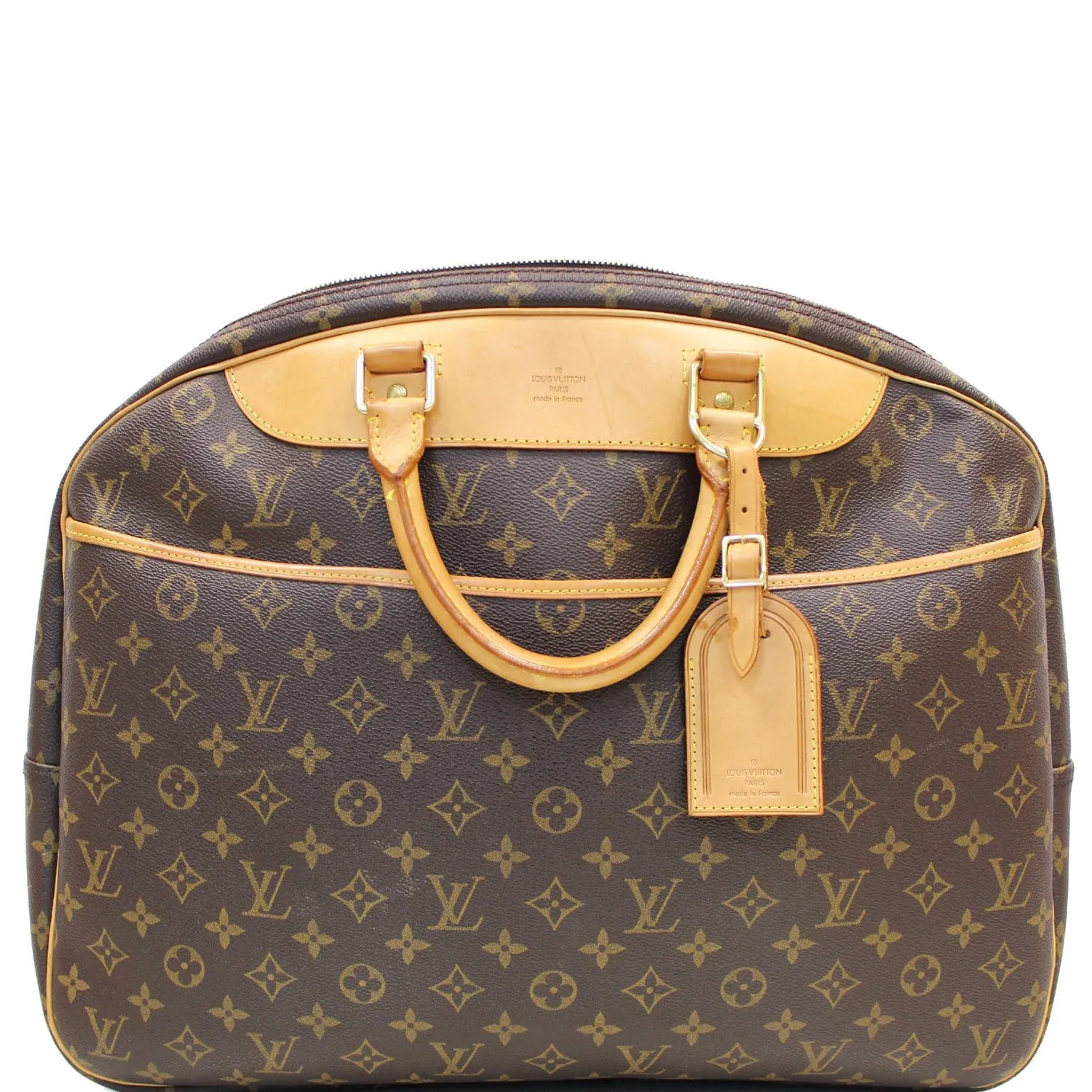 LOUIS VUITTON Alize 24 Heures Soft Suitcase Bag Brown