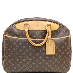 LOUIS VUITTON Alize 24 Heures Soft Suitcase Bag Brown
