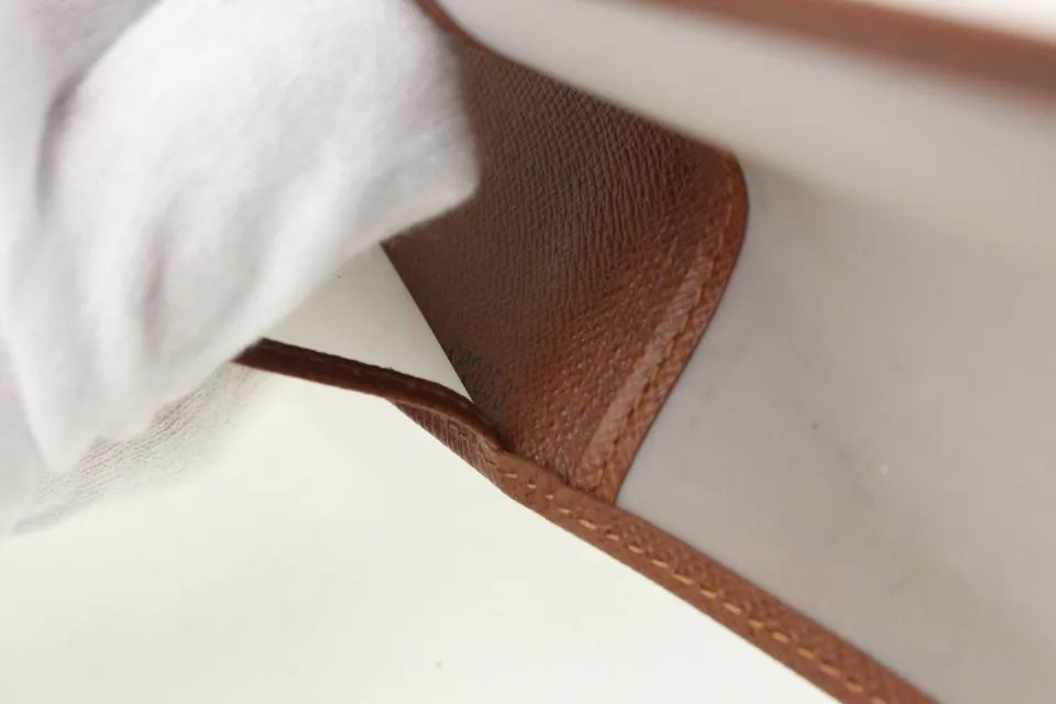 Louis Vuitton Brown Taiga Leather Card Holder ID Cas Wallet 551lvs611