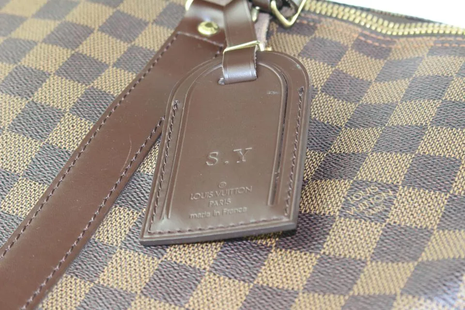 Louis Vuitton Damier Ebene Keepall 50 Duffle bag 4lv1123