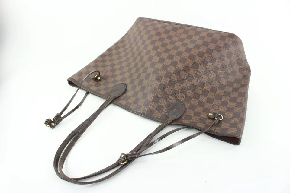Louis Vuitton Damier Ebene Neverfull MM Tote Bag 1LV1228