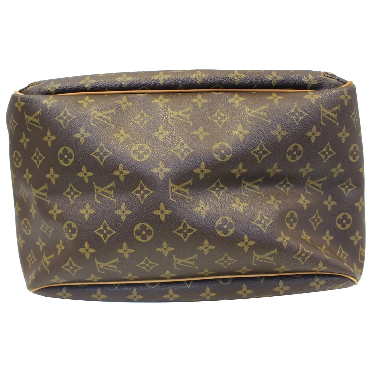 LOUIS VUITTON Evasion Monogram Canvas Boston Travel Bag Brown