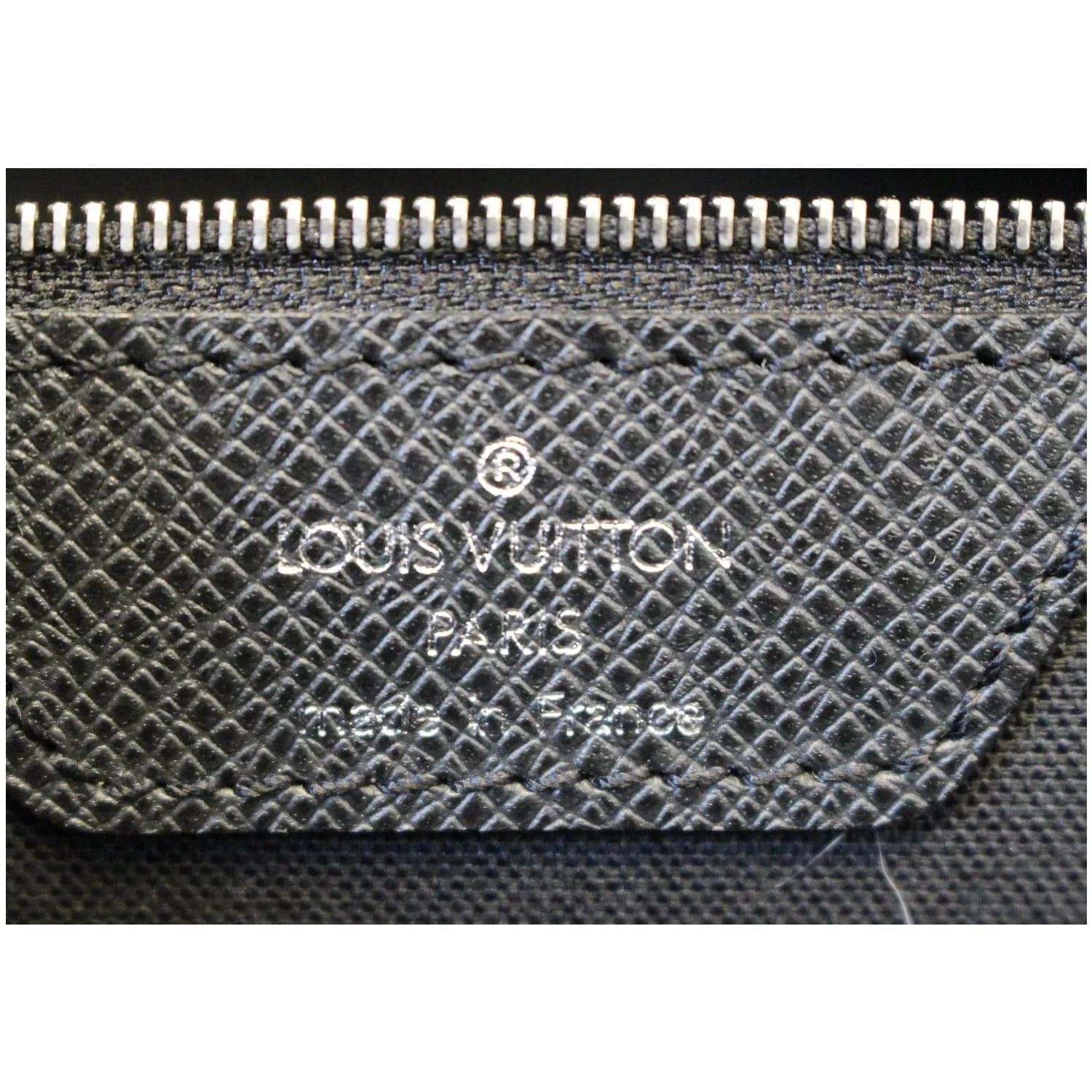 LOUIS VUITTON Ivan Taiga Leather Carry On Travel Bag Ardoise