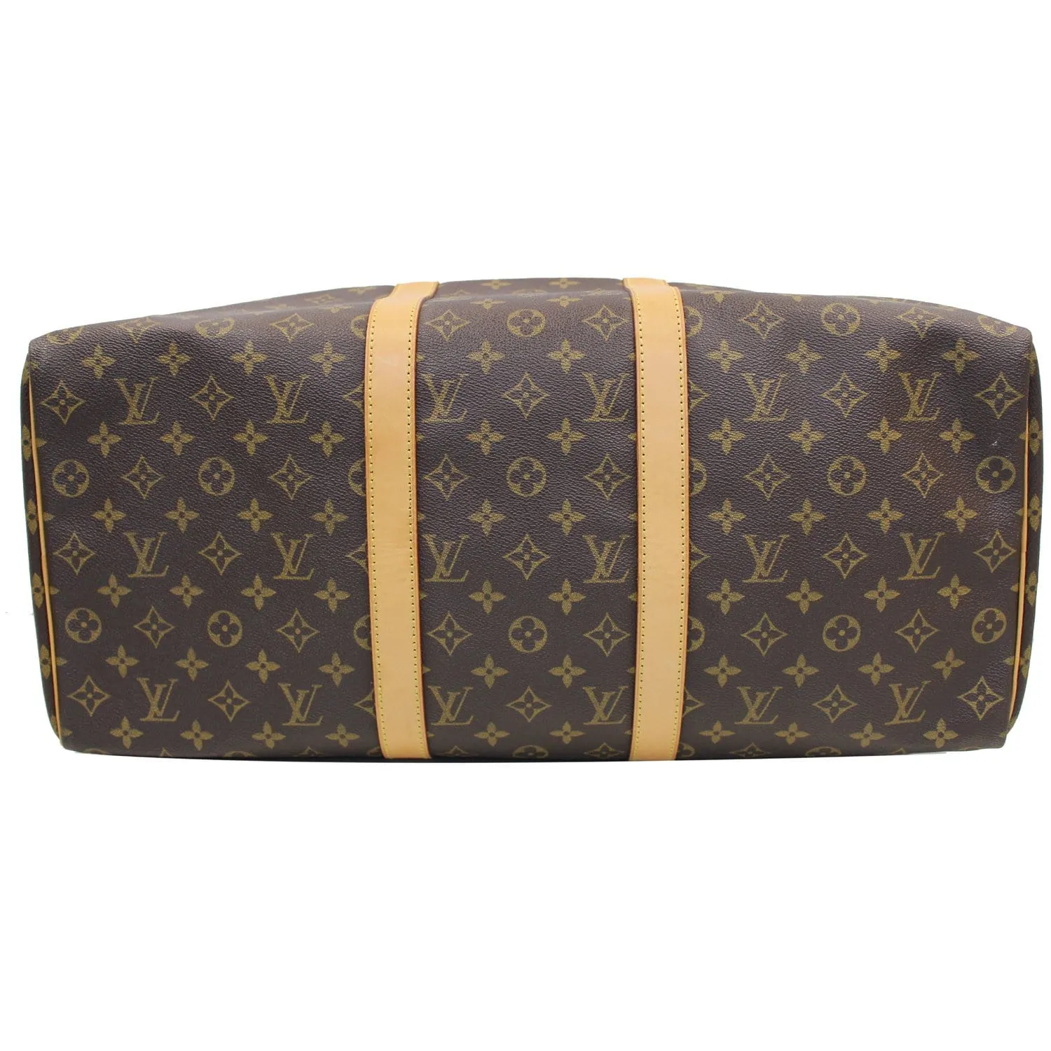 LOUIS VUITTON Keepall 50 Monogram Canvas Travel Bag Brown