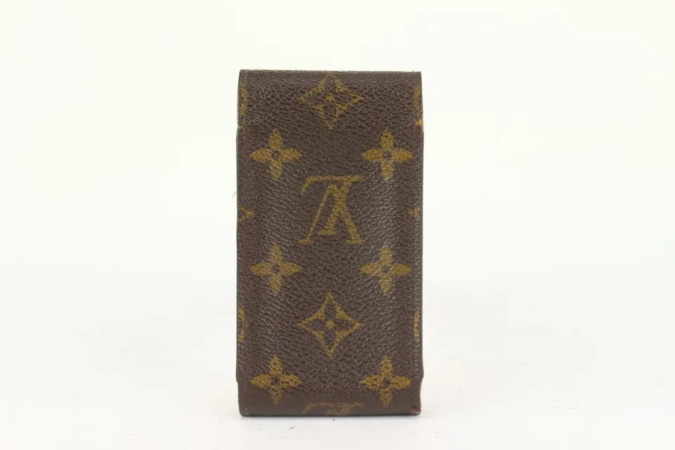 Louis Vuitton Monogram Cigarette Case Mobile Phone Pouch Etui 253lvs719