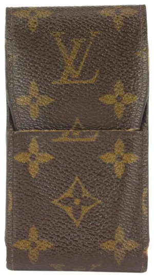 Louis Vuitton Monogram Cigarette Case Mobile Phone Pouch Etui 253lvs719