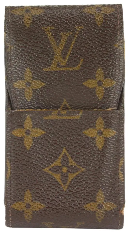 Louis Vuitton Monogram Cigarette Case Mobile Phone Pouch Etui 253lvs719