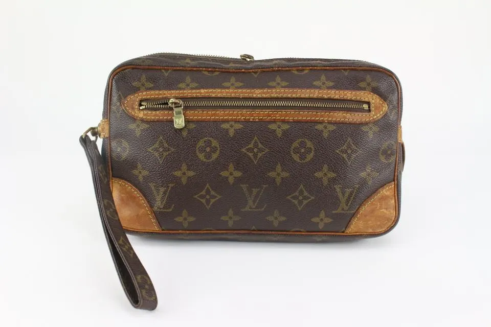 Louis Vuitton Monogram Marly Dragonne GM Wristlet 127lv17