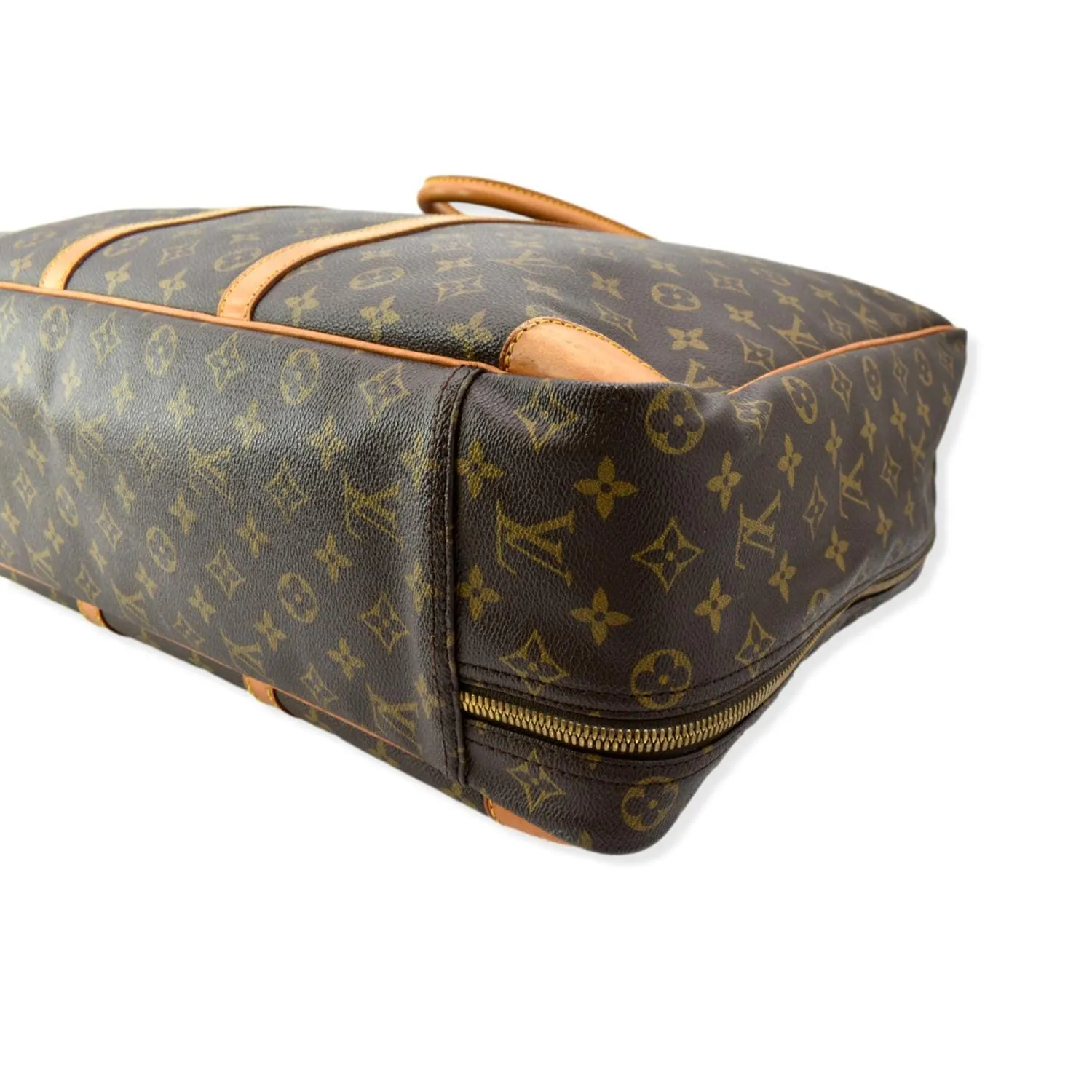 LOUIS VUITTON Sirius 50 Monogram Canvas Suitcase Travel Bag Brown