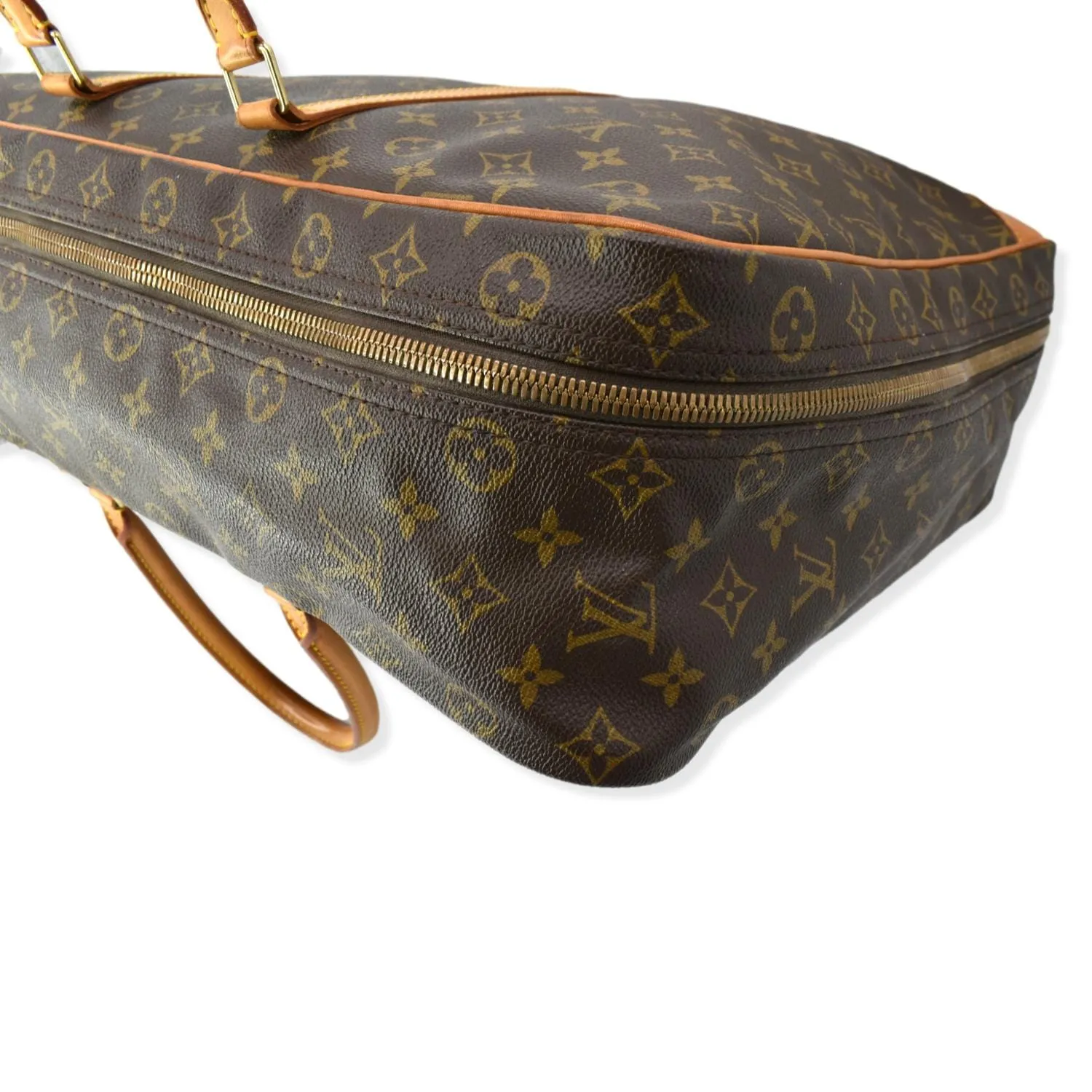 LOUIS VUITTON Sirius 50 Monogram Canvas Suitcase Travel Bag Brown