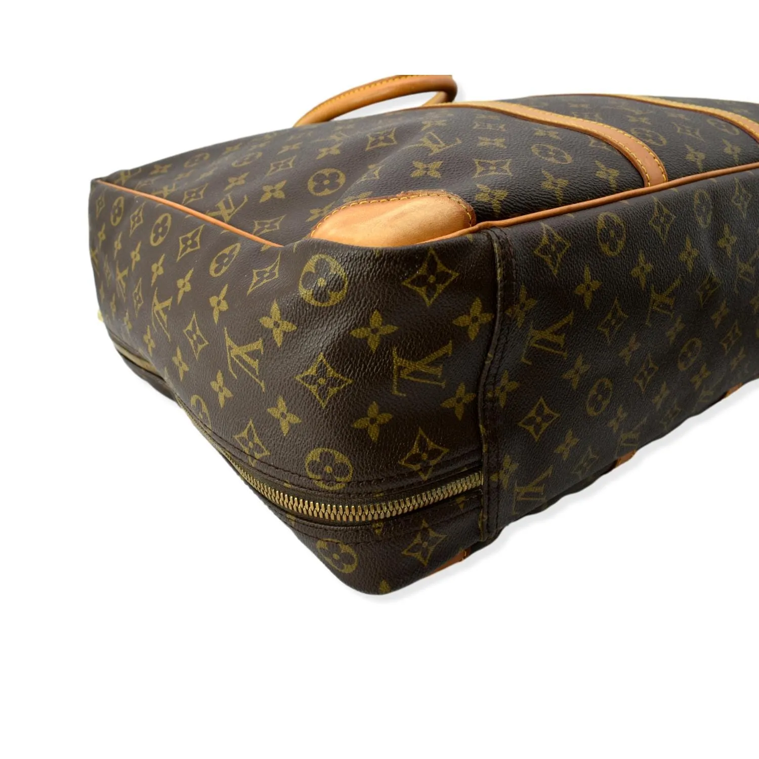 LOUIS VUITTON Sirius 50 Monogram Canvas Suitcase Travel Bag Brown