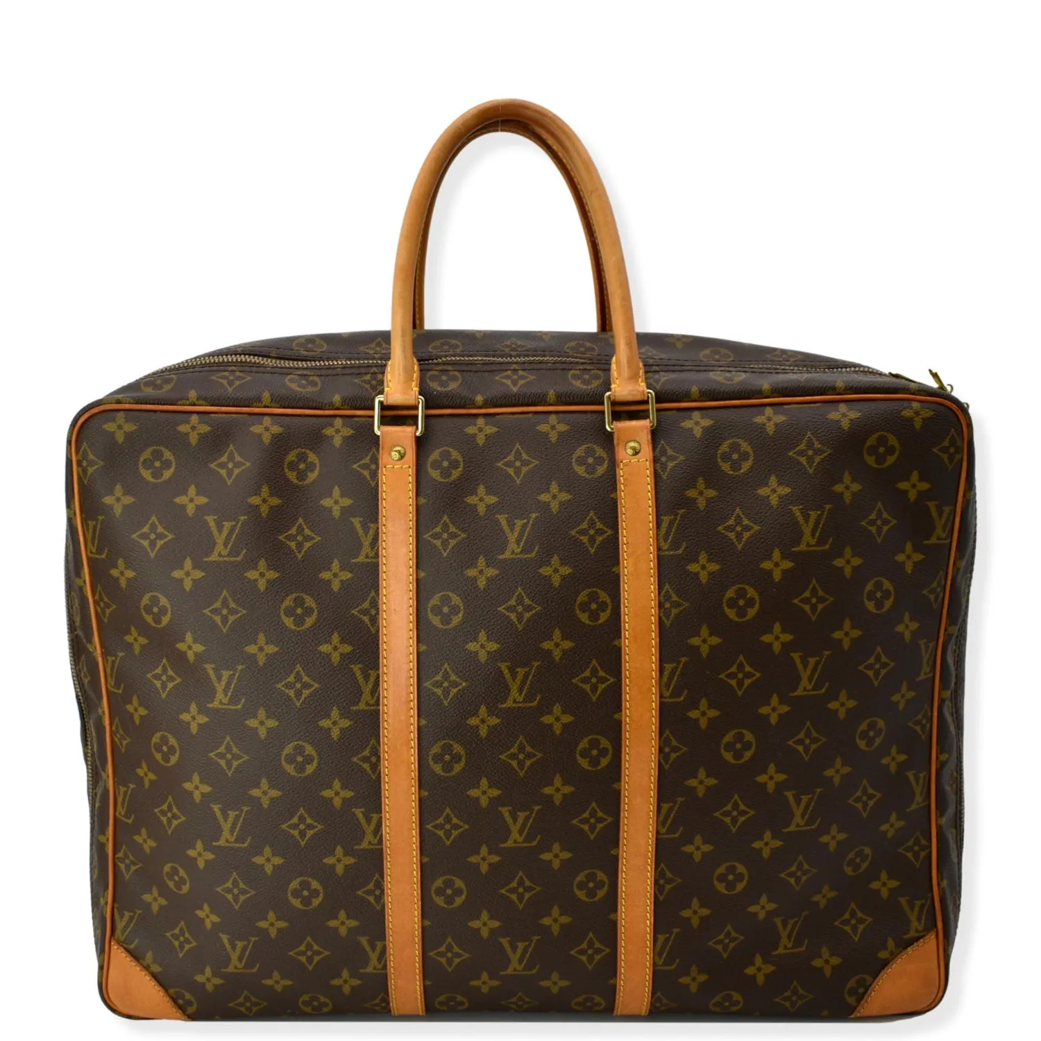 LOUIS VUITTON Sirius 50 Monogram Canvas Suitcase Travel Bag Brown