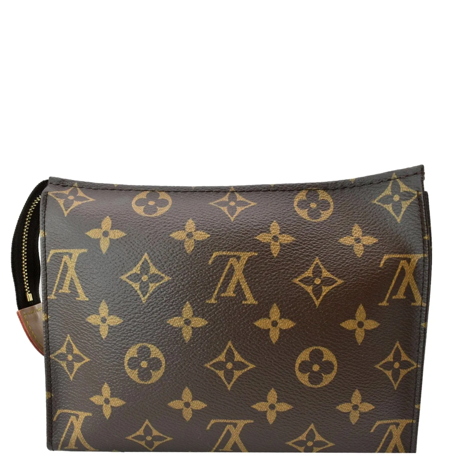 LOUIS VUITTON Toiletry 19 Monogram Canvas Cosmetics Pouch Brown