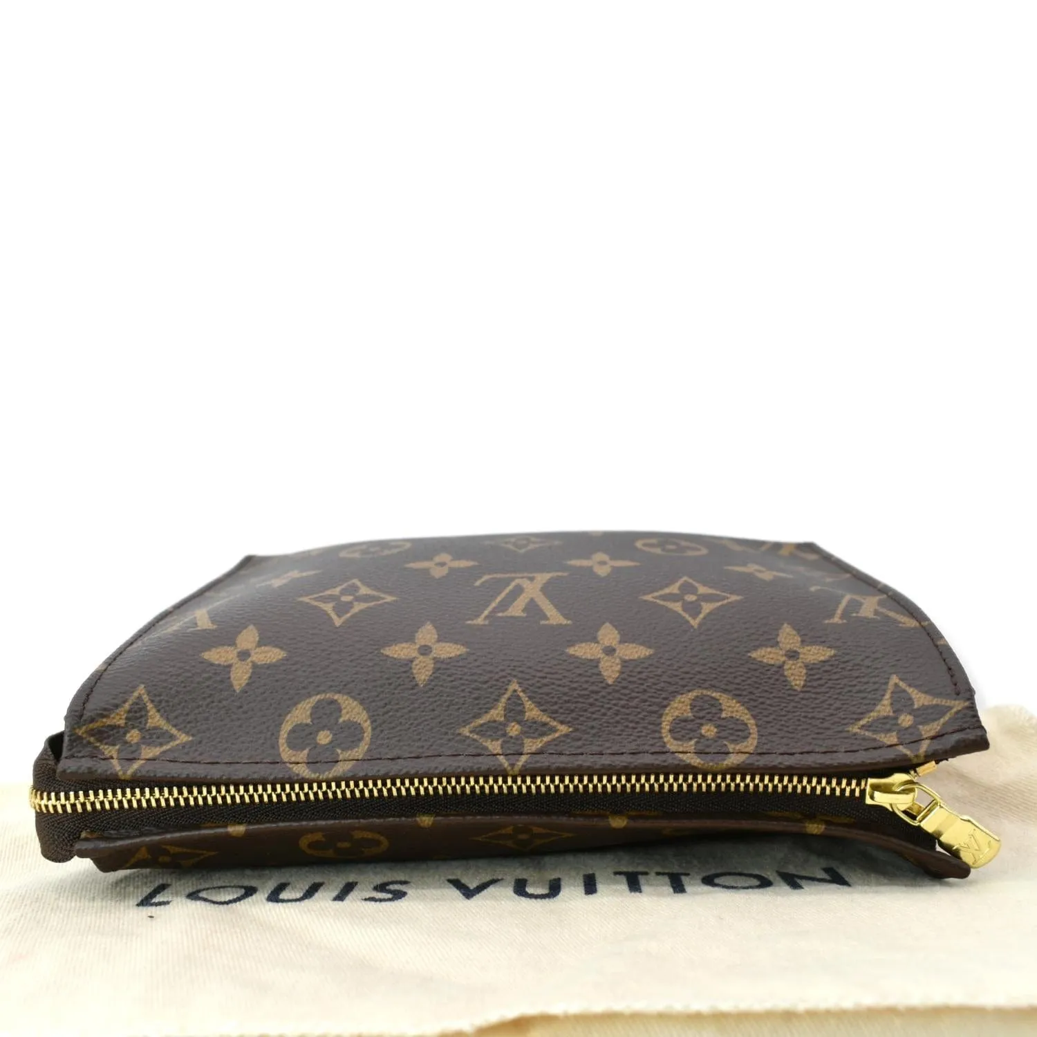 LOUIS VUITTON Toiletry 19 Monogram Canvas Cosmetics Pouch Brown