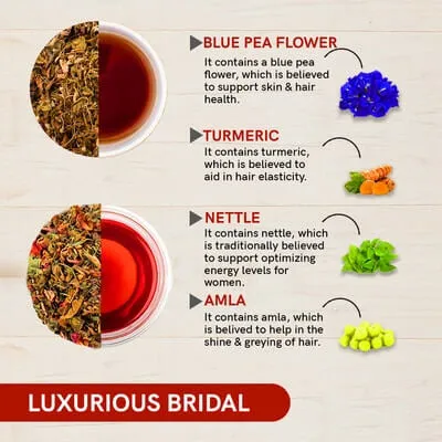 Luxurious Bridal Gift Box - Tea Gift Set (100 Grams Loose)