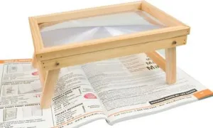 Magnifier Foldable Wooden Stand
