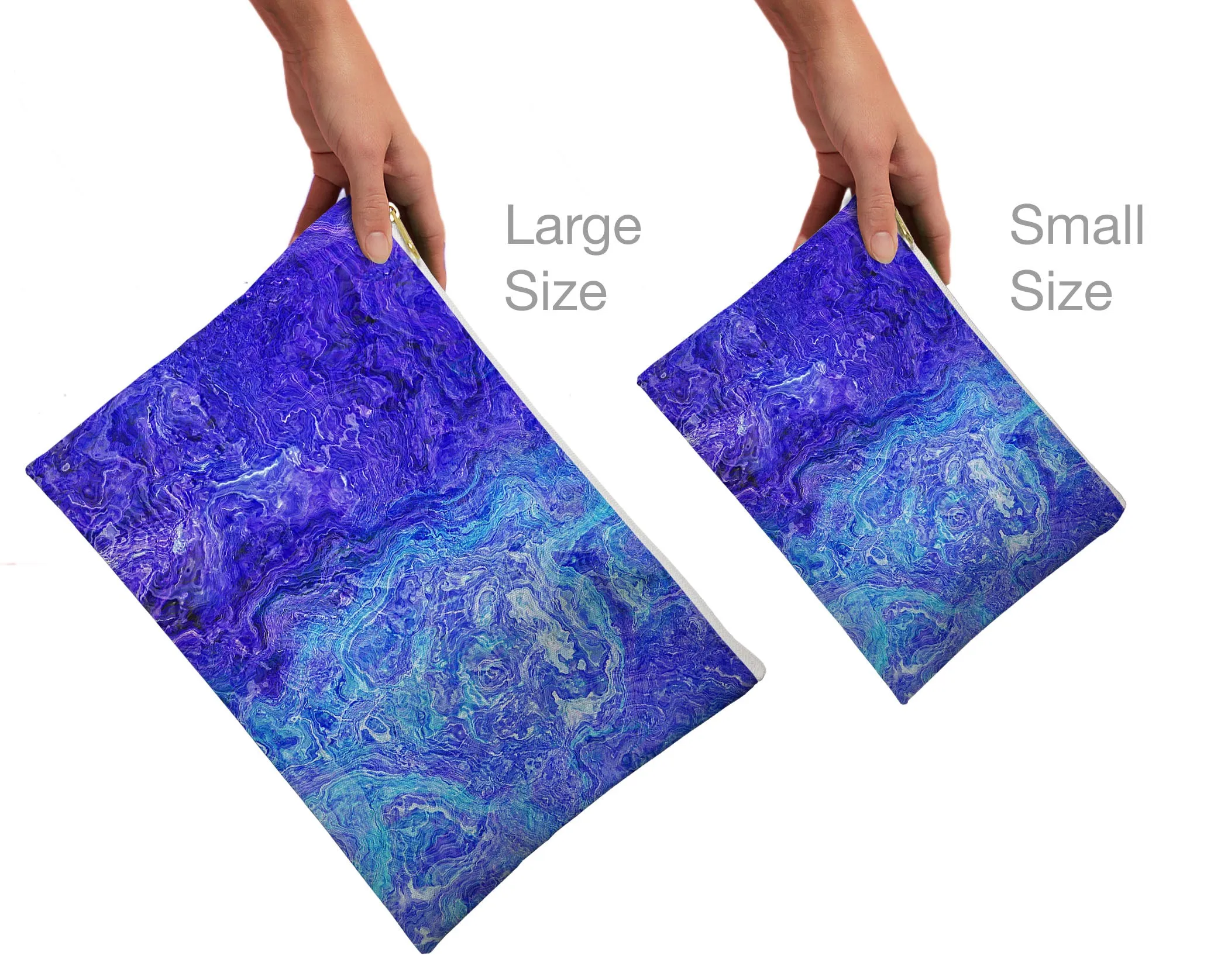 Makeup Bag, Blue Movement