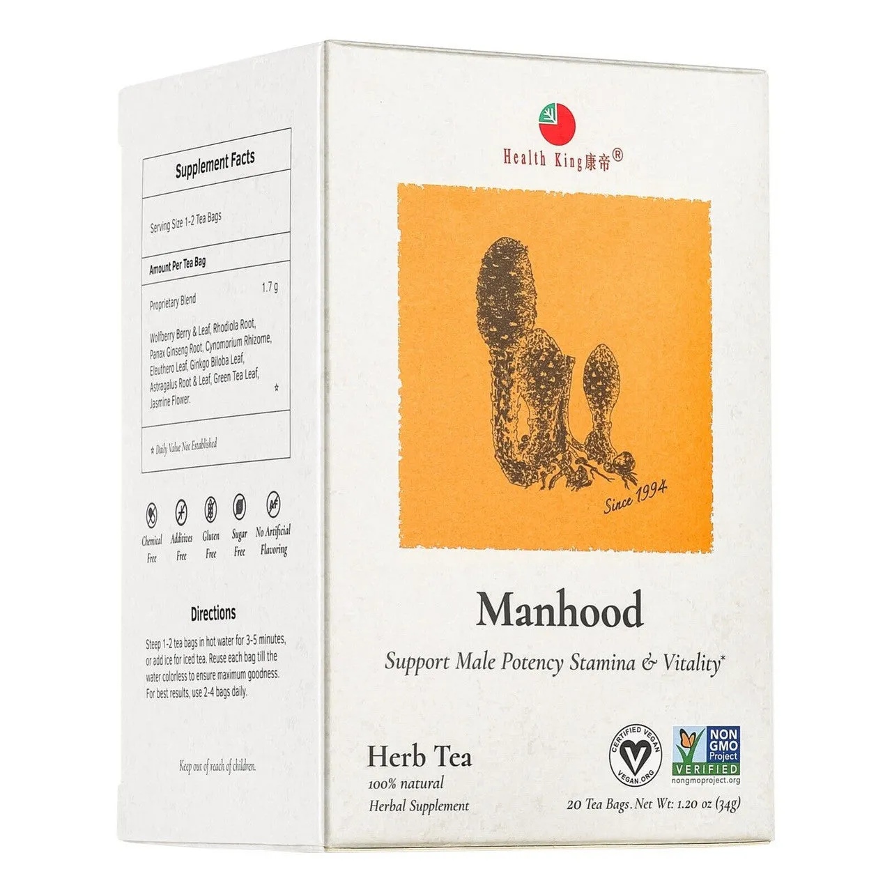 Male Support Tea Bags