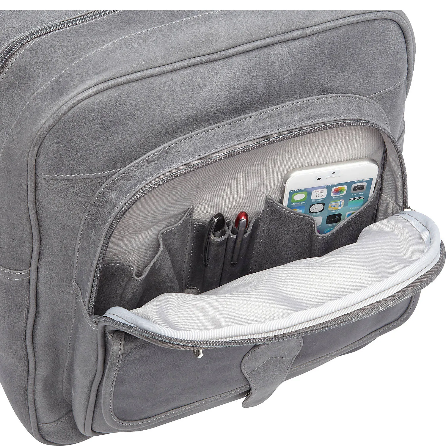 MEDIUM BUCKLE FLAP BACKPACK