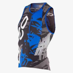 MENS 226 TRI TANK BK-BL