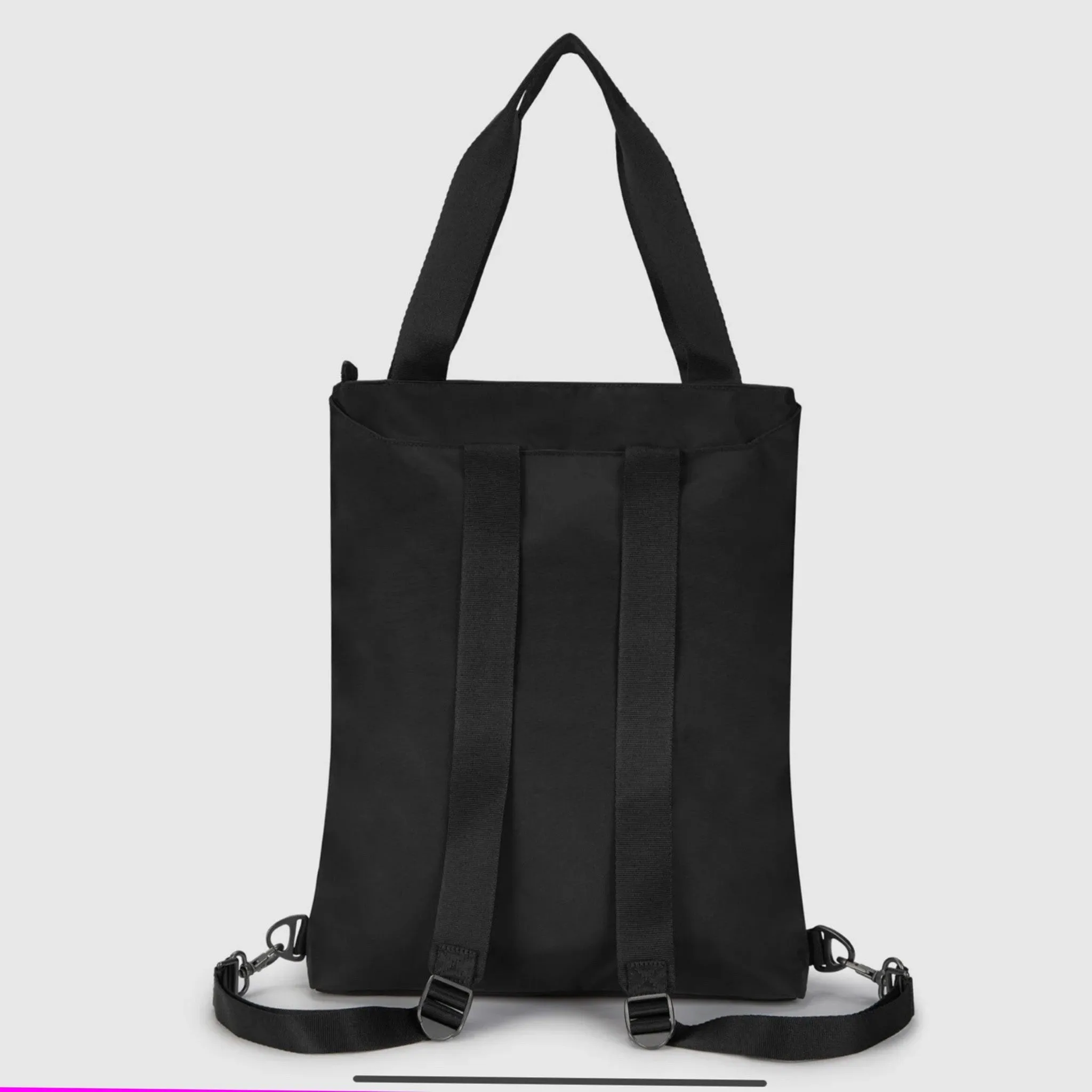 Mercedes AMG F1 Team Official Merchandise Transformable Tote Bag -Black