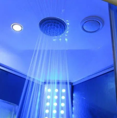 Mesa 9090K Steam Shower Blue Glass