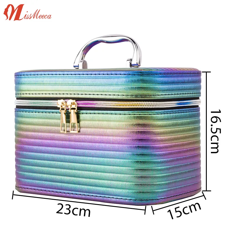 Mini Compact Espejo Decorativo Espejo Con Luz Led Cosmetic Case