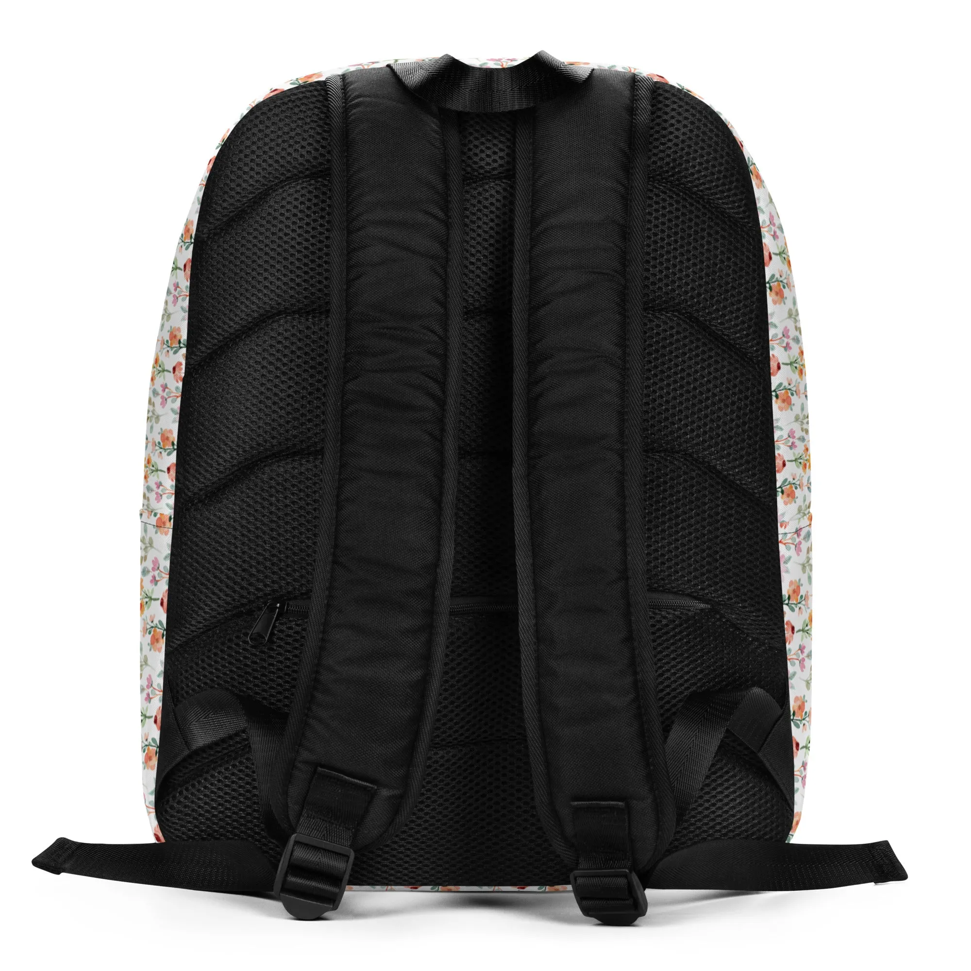 Minimalist Backpack - flower pattern - print on demand