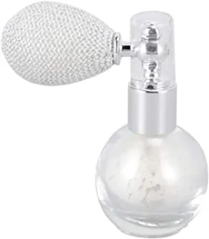 Minkissy Glitter Powder Spray Perfume Bottle Gloss Powder Spray Contour Make up for Beauty Highlighter Shimmer Cosmetic Pearl White