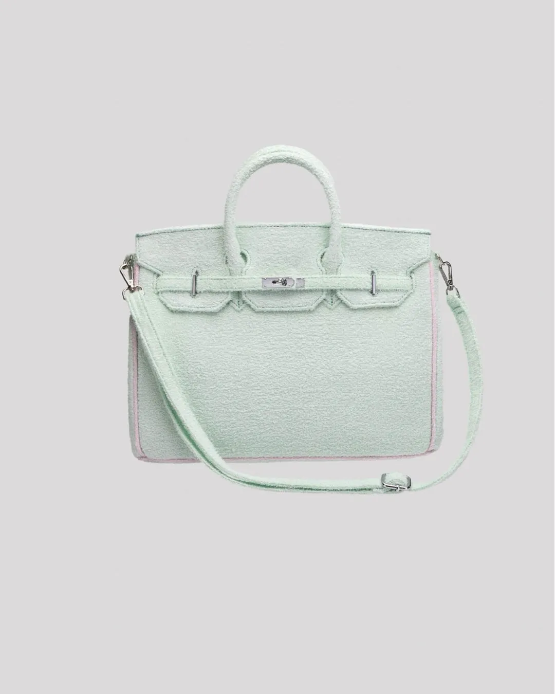 Mint Terry Towelling Bag