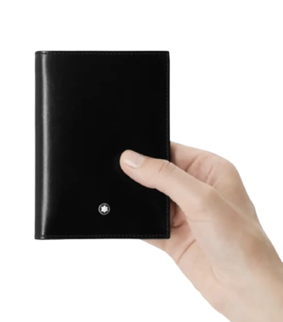 Montblanc Portfolio 7 compartments and door identity document Meisterstück Black 198380