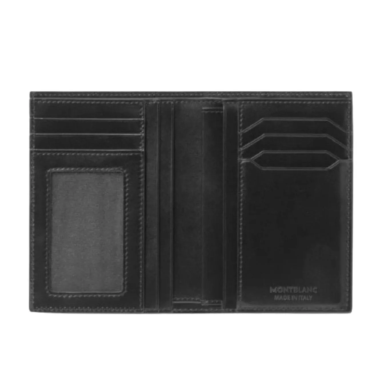 Montblanc Portfolio 7 compartments and door identity document Meisterstück Black 198380