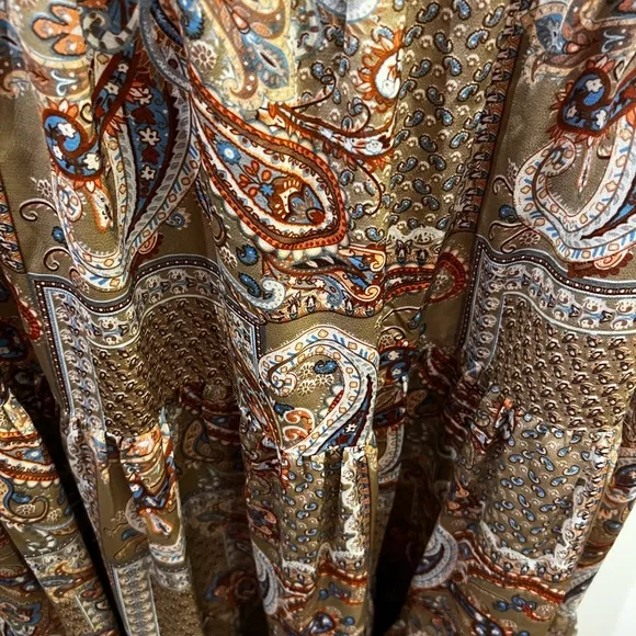 Natural Life Hanna Convertible Maxi Skirt Paisley Print Maxi Skirt XL