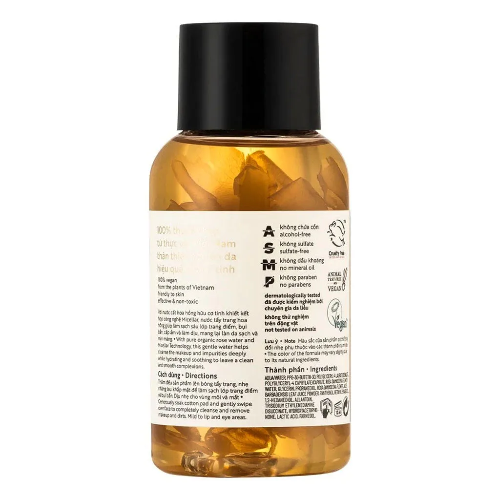 Nước Tẩy Trang Cocoon Rose Chiết Xuất Hoa Hồng