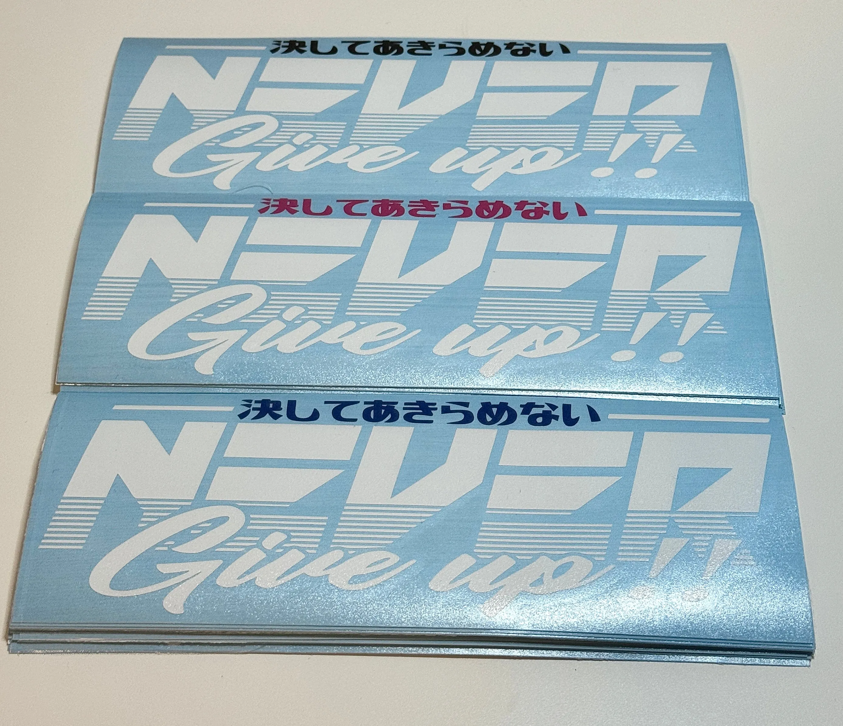 Never Give Up Sticker