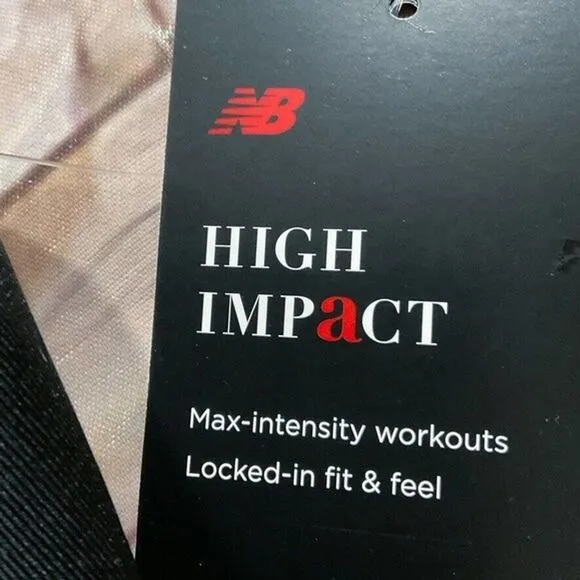 New Balance Womens Sports Bra sz 38DD new nwt Convertible Straps High Impact Bra