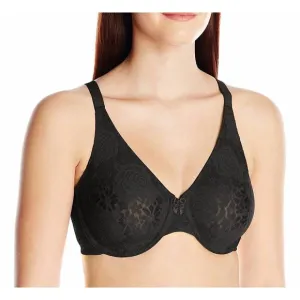 NEW WACOAL women's halo lace underwire bra in black