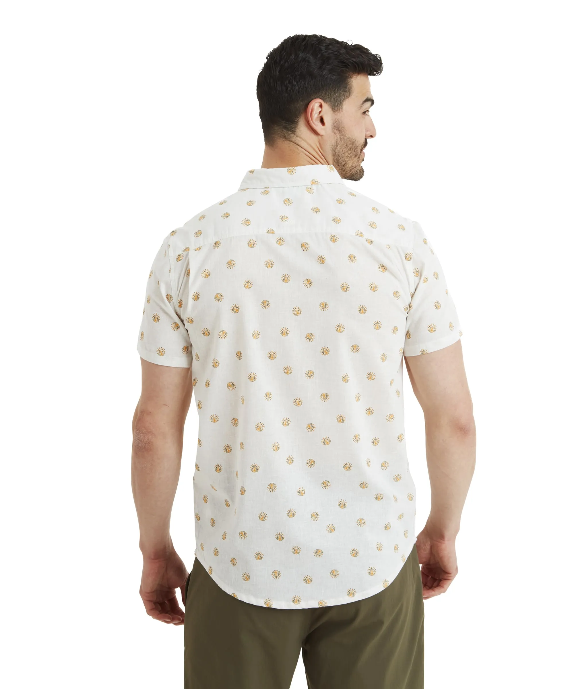 Newar Peacock Short Sleeve Shirt - Peetho
