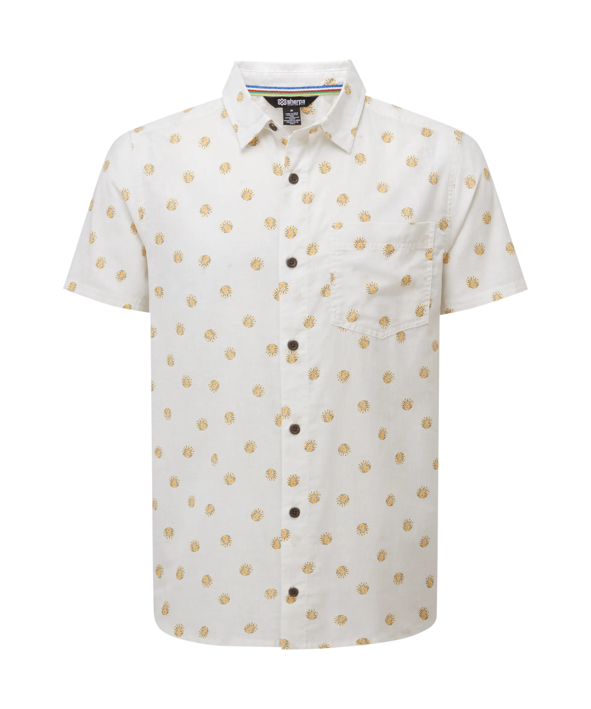 Newar Peacock Short Sleeve Shirt - Peetho