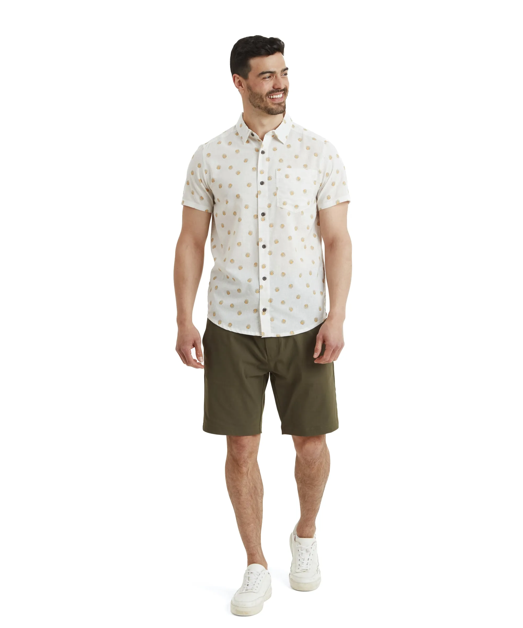 Newar Peacock Short Sleeve Shirt - Peetho