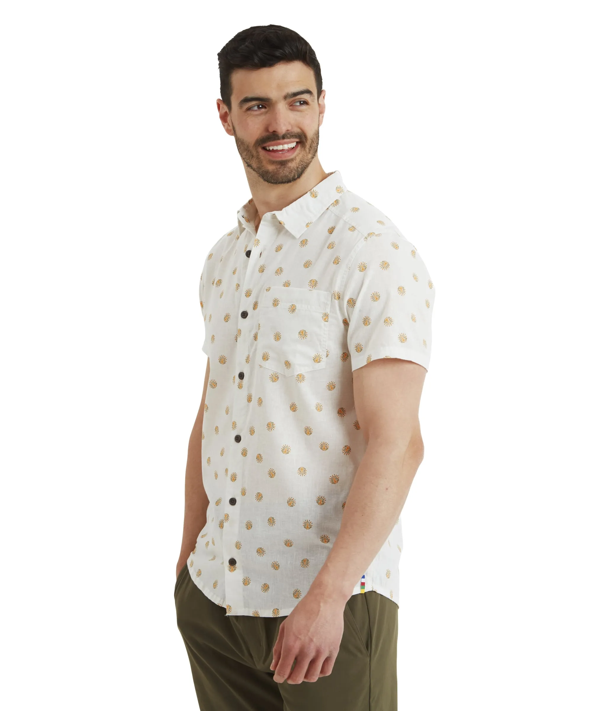 Newar Peacock Short Sleeve Shirt - Peetho
