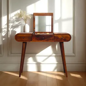 NEWTON Dressing Table with Foldable Mirror